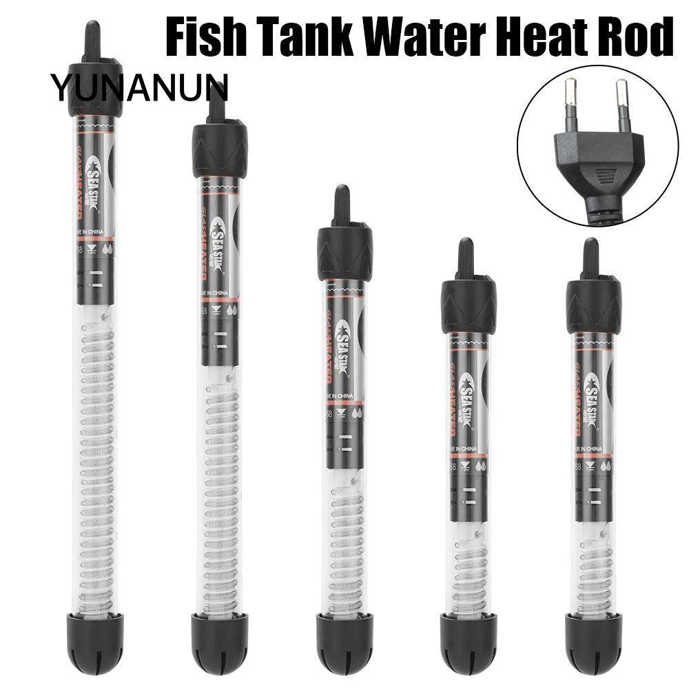 YUNAUN 1 Cái Thanh Giữ Nhiệt, Bể Cá Có Thể Điều Chỉnh Nhiệt Độ Máy Sưởi Chìm, 220V AT700 EU Cắm Nước