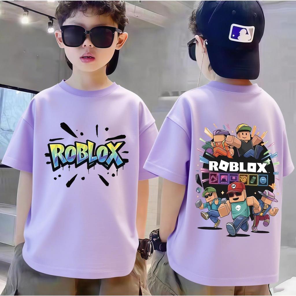 giảm giá Roblox cotton size (3-12) trẻ em (S-XXXL) Parkour Áo