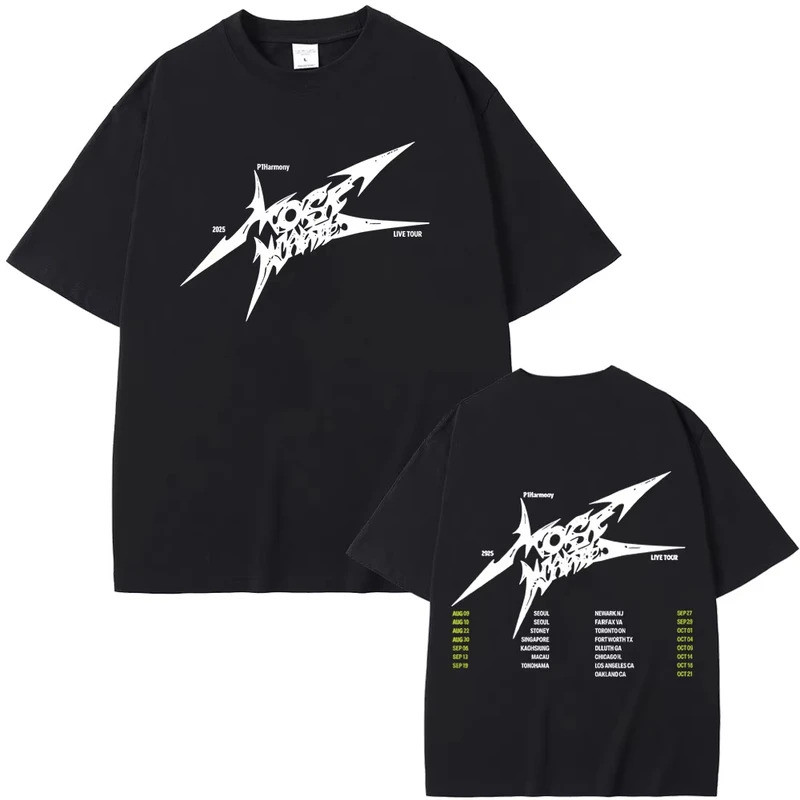Áo thun Cotton thông thường thời trang Hàn Quốc P1Harmony Live Tour 2026 Sản phẩm bán chạy nhất mới 