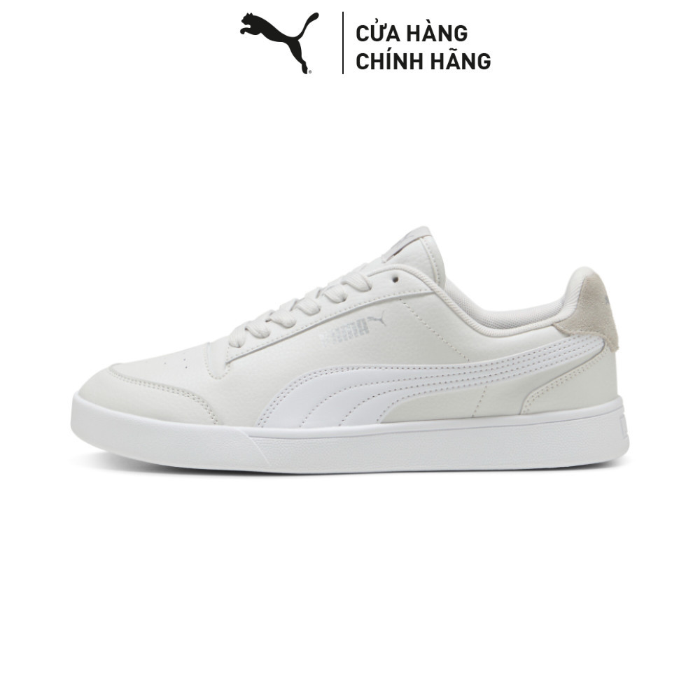 Giày Thời Trang PUMA Unisex Shuffle Feather Gray-White-Silver Màu Xám
