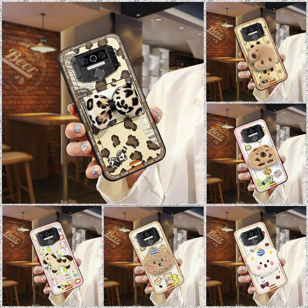 Ốp Điện Thoại Silicon Thêu Cho Oukitel WP5 / WP5 Pro Ốp Lưng Dễ Thương Chống Sốc Chống Va Đập Thiết 