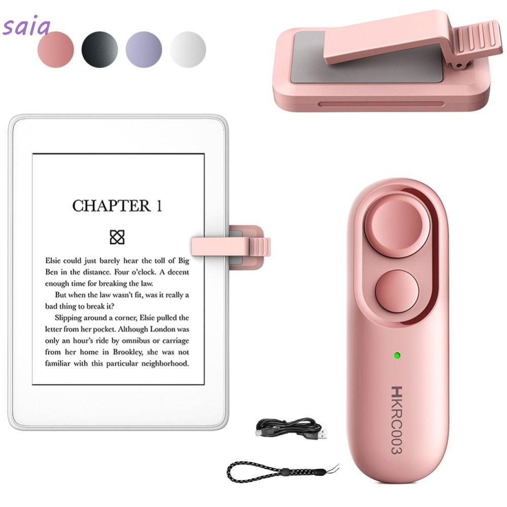SAIA Điều Khiển Từ Xa Clicker, Thiết Thực Thông Minh RF Remote Page Turner, Không Dây Có Dây Đeo Tay