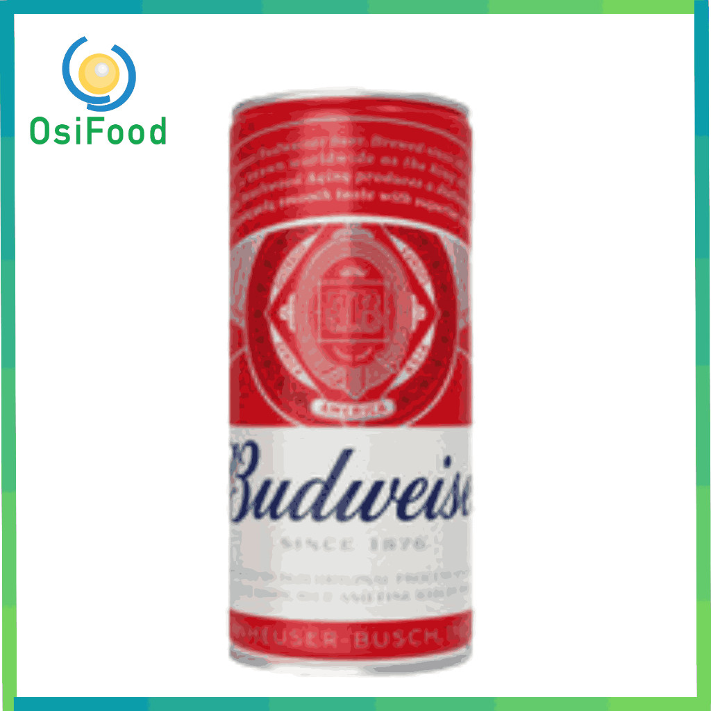 Bia Budweiser Sleek lon 330ml