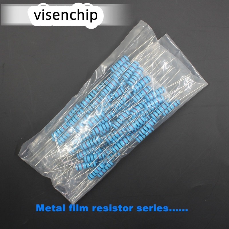 20 Chiếc Điện Trở Phim Kim Loại 1% 2W 3W 5W 360K 390K 430K 470K 510K 560K 620K Ohm