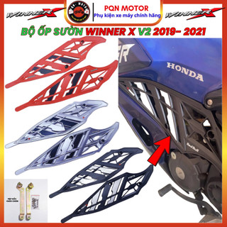Bộ Ốp Sườn & Ốp Lốc Máy Cho Honda Winner X 2019 2020 2021 Tặng Pát Gắn Kiểu Z1000 Độ Xe Đẹp