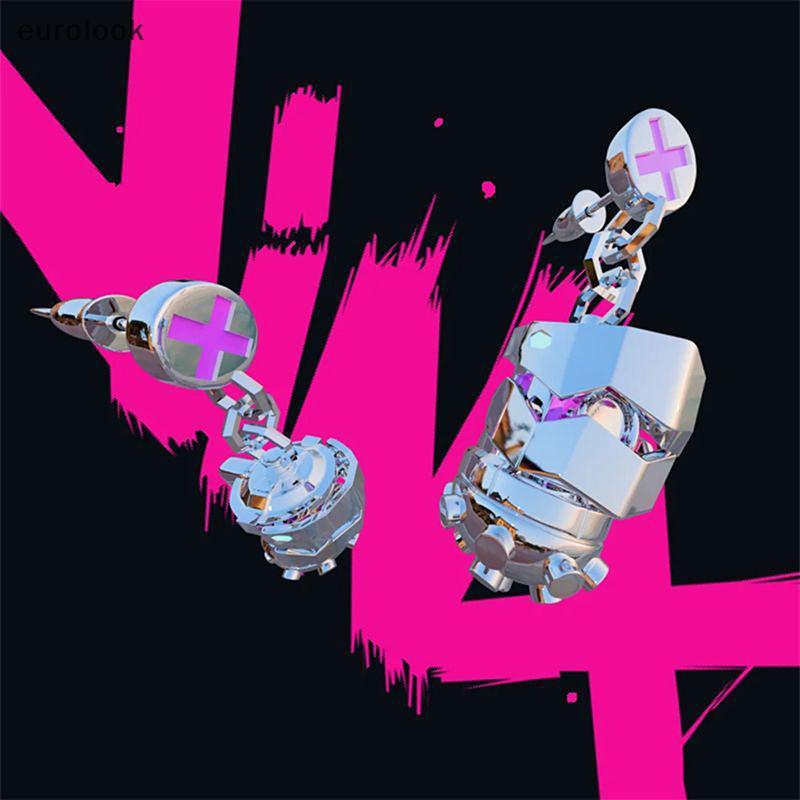 [EUL] Arcane Jinx Bông Tai Anime Cosplay Chống Đỡ Cho Nữ Jinx Hình Vũ Khí Trang Sức Hip Hop Punk Cá 