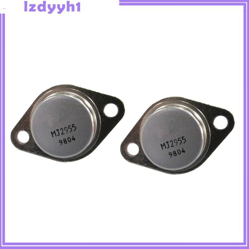 2 chiếc 2N2955 PNP Transistor Power Triode 100V 15A Chất bán dẫn riêng biệt Màu xám