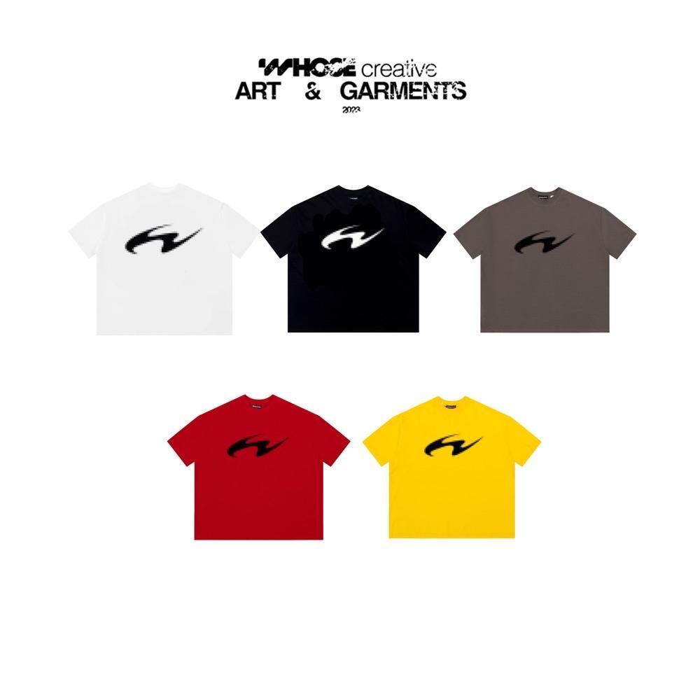 PIXEL BIG LOGO WHOSE - Áo thun logo form Big Boxy