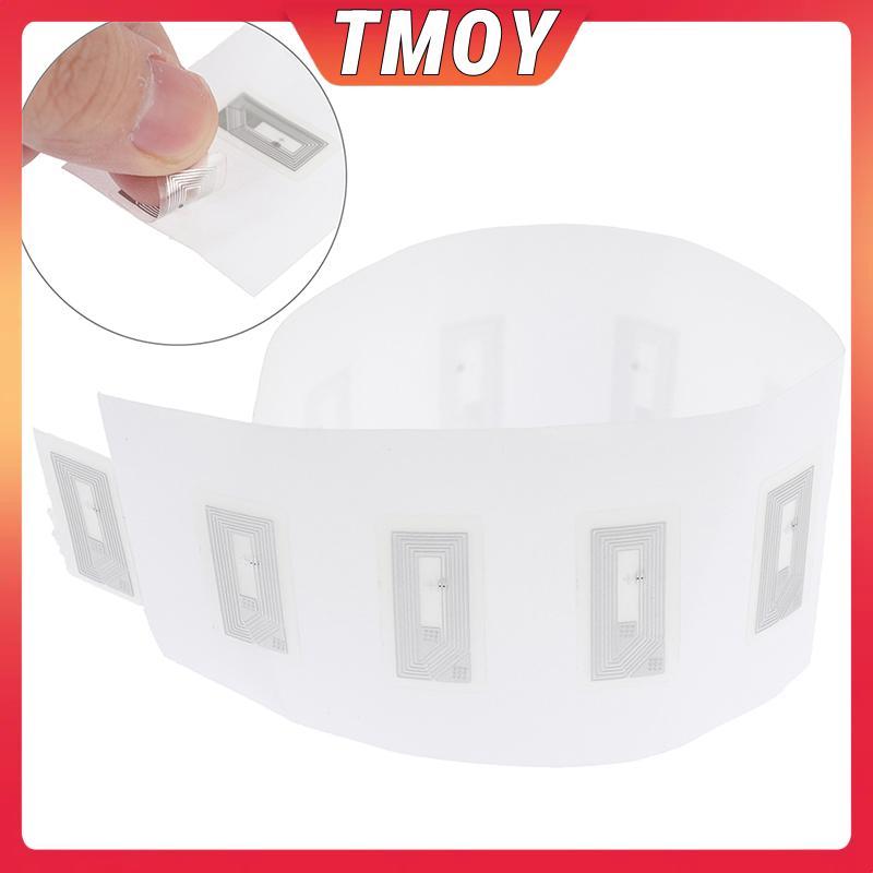 TMOY 100 Chiếc NFC Chip Ntag213 Stier Wet Inlay 2 * 1cm 13.56 MHz RFID NTAG213 Thẻ Nhãn TMOY