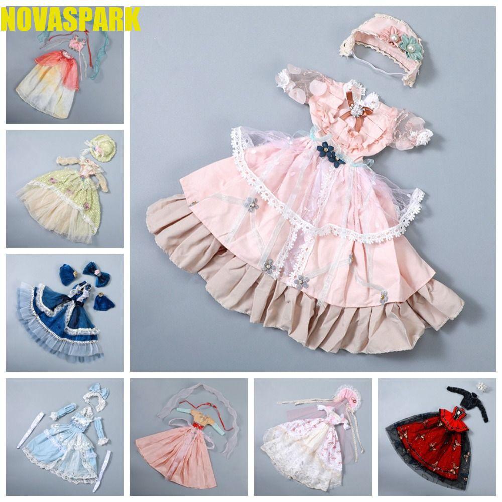 NOVASPARK 1 / 3 Quần áo búp bê BJD, Váy treo công chúa Rococo cổ điển 60cm, Phụ kiện búp bê Tinh tế 