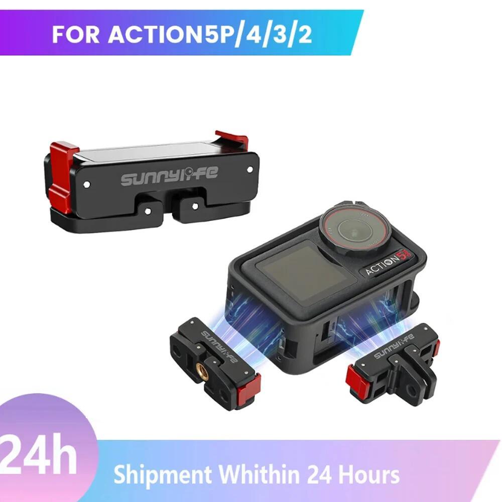 Sunnylife Từ Bộ Chuyển Đổi Gắn Cho DJI OSMO Nano / OSMO 360 / Action 5 Pro / 4 / 3 Có Thể Gập Lại Nh