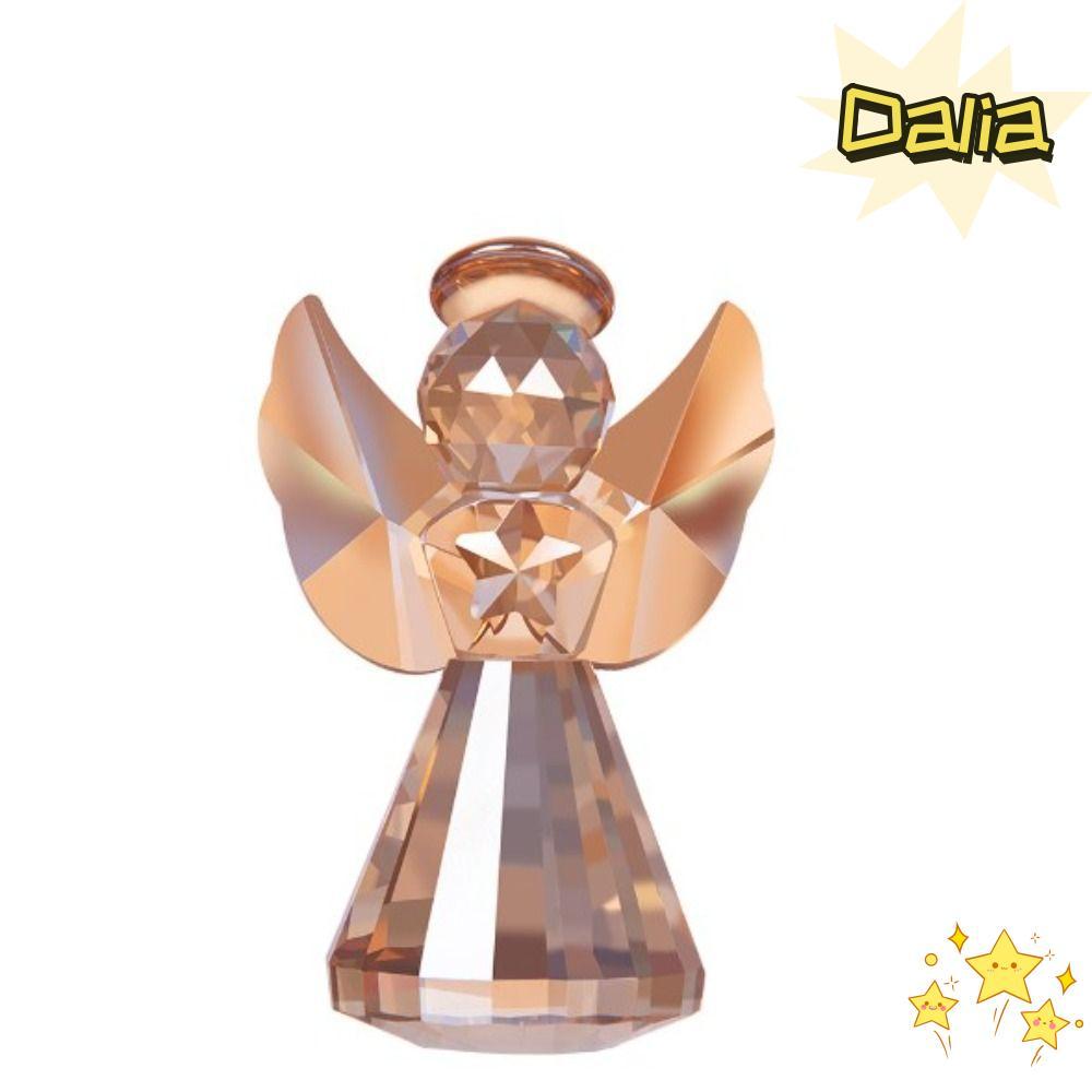 DALIA Crystal Guardian Angel Figurine, Angel Figurine Crystal Glass Crystal Glass Guardian Angel Fig