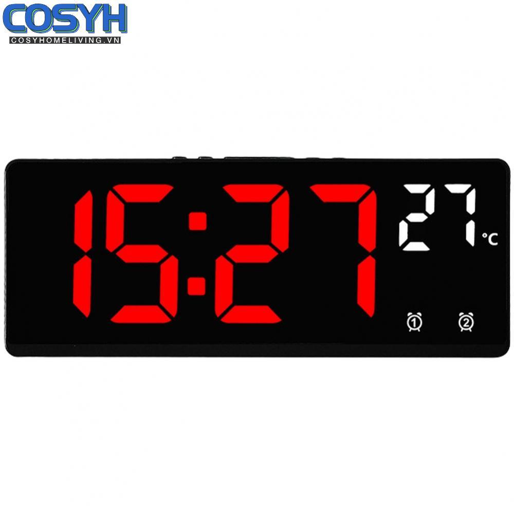 <cosyh>Electronic Alarm Clock with Large Screen and Easy Controls for Office or Bedroom