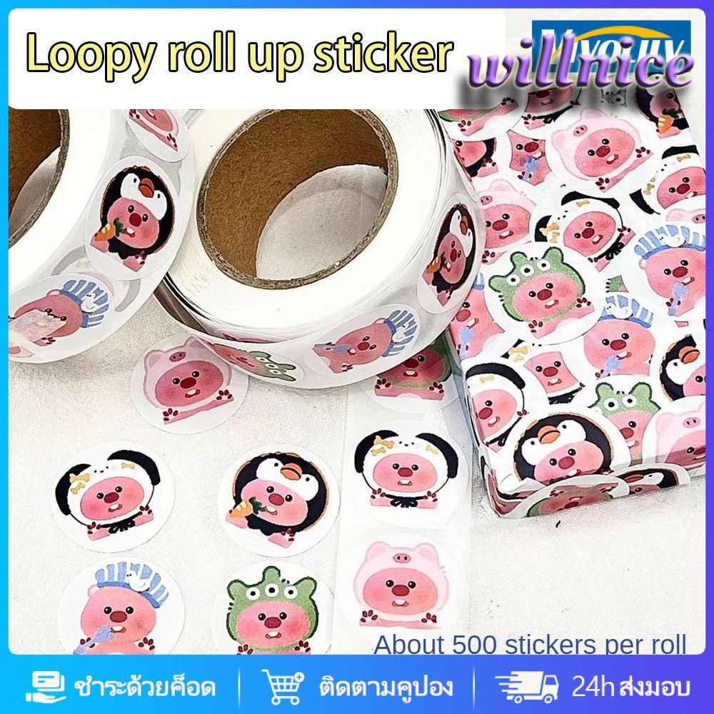 1 Bộ 500 Hình dán trang trí hoạt hình, Hình dán chống thấm nước, Nhãn dán, Sổ tay, Hình dán trang tr