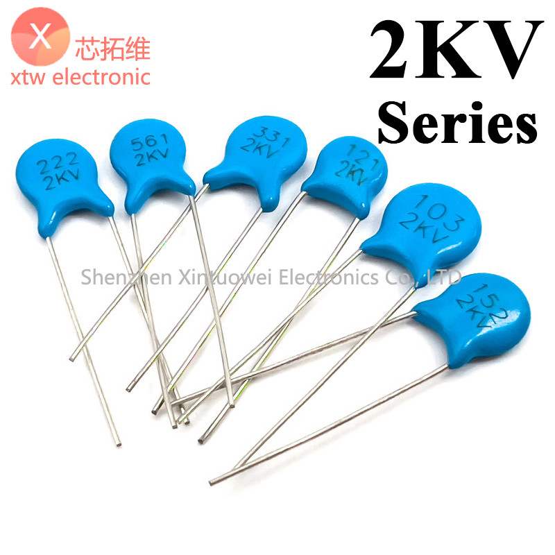 (50 Cái) Tụ Gốm 2KV 101 / 102 / 103 / 221 / 331 / 471 / 561 / 681 / 821 / 222 / 332 / 472