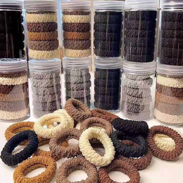 Dây buộc tóc dây cao su Dây buộc tóc đuôi ngựa đơn giản 3.1.1