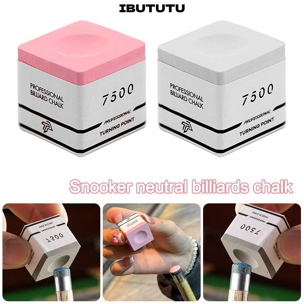 Phấn snooker IBUTUTU TP7500 màu hồng/xám, chống trượt
