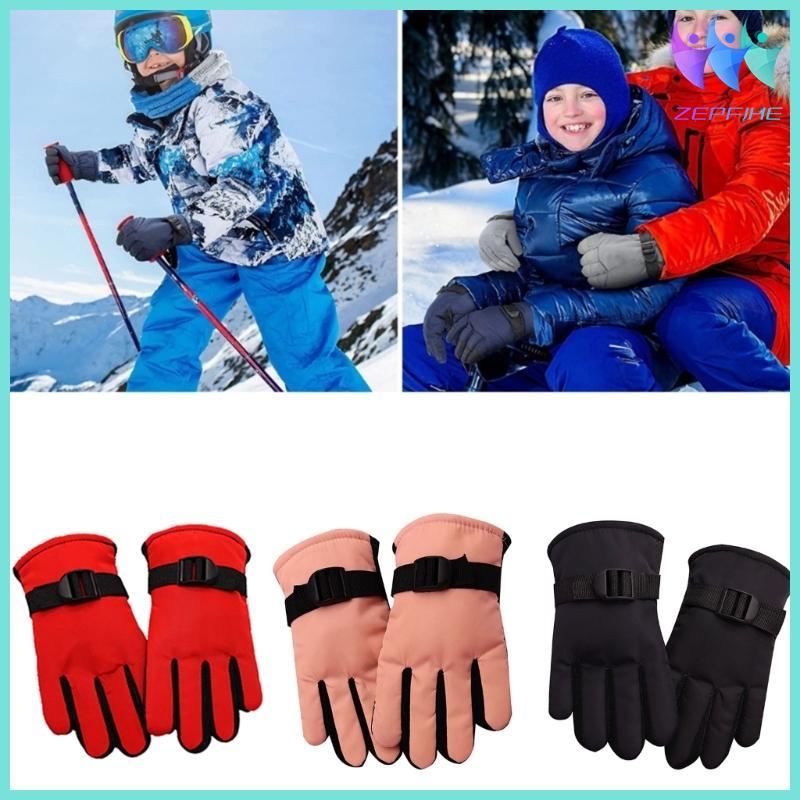 Winter Snow Gloves Waterproof Kids Ski Gloves Children Mittens Thermal Gloves