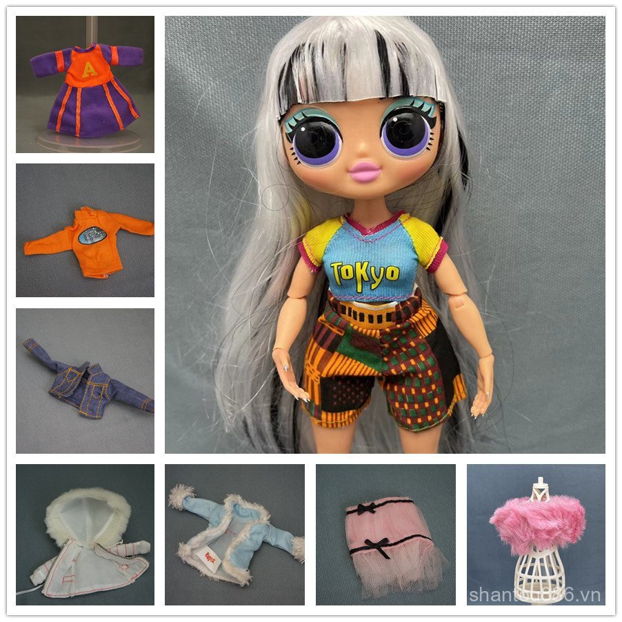 Em Gái Ăn Mặc Miễn Phí Vận Chuyển Búp Bê Jing Quần Áo Aberdeen Full Quần Áo Hip Trang Phục 58 Yuan D