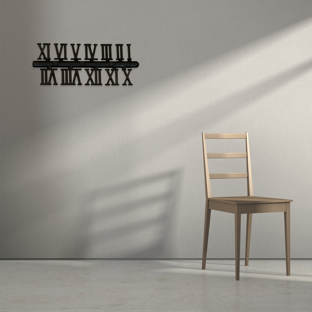 Bộ số đồng hồ số La Mã Bộ đồng hồ màu đen / bạc / vàng Đồng hồ số La Mã Bộ cho bảng đồng hồ thay thế