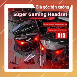 Tai Nghe Bluetooth Chân Thực X15, Thiết Kế Đa Dạng, Hoàn Hảo Cho Game Esports, Khả Năng Giảm Tiếng Ồn Duy Nhất