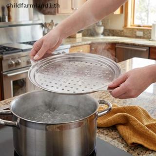 [CHL] Nắp máy làm thìa bằng thép không gỉ có dụng cụ cạo Máy làm mì trứng truyền thống của Đức Pan Pot Spaghetti Strainer [TH]