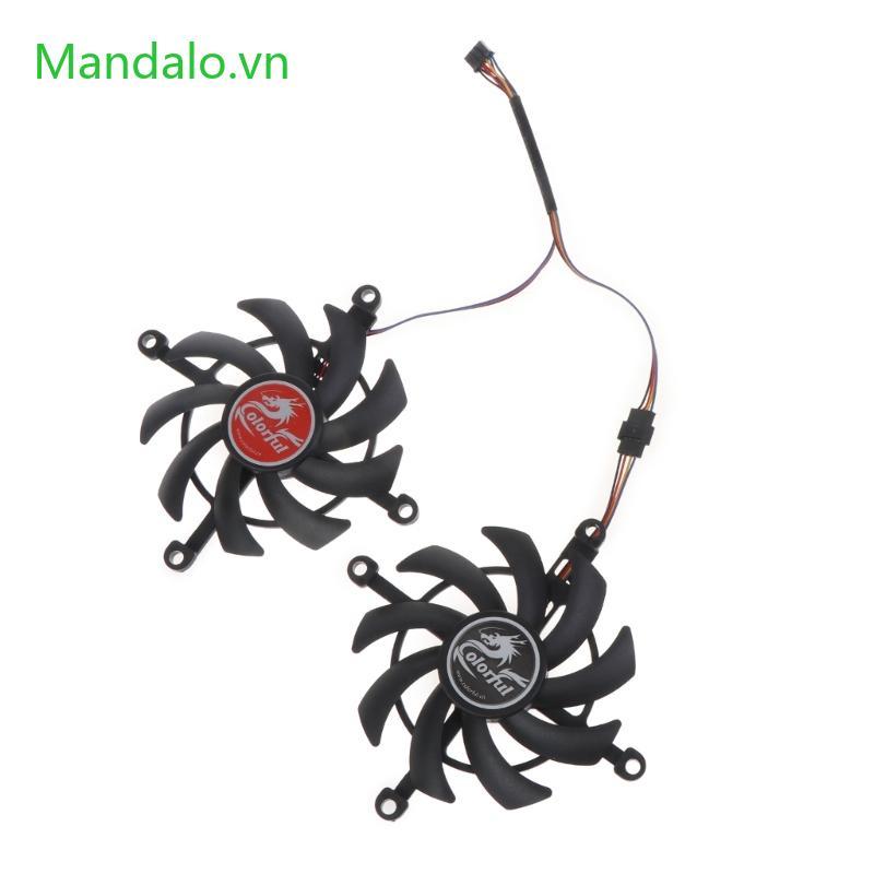 Quạt Làm Mát GPU Met PVA080E 4Pin 12V Cho Nhiều Màu Sắc GeForce RTX 3060 Ti RTX3060 DUO 12G V2 L-V C