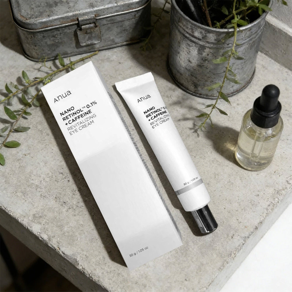 ANUA Retinol 0.1% Caffeine Eye Cream 30g,Retinol Eye Cream, Skincare