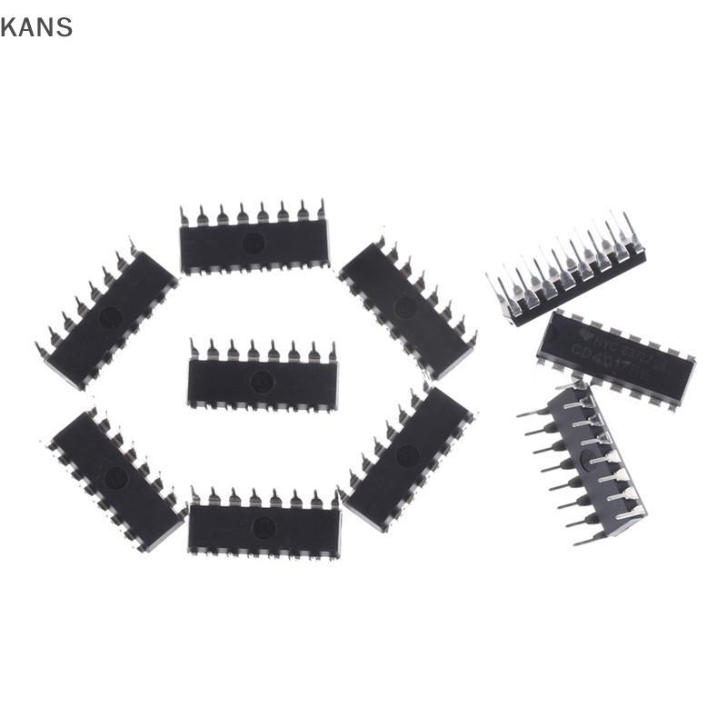 Kans 10 Chiếc CD4017BE 4017 CD4017 IC Chia Thập Kỷ vn