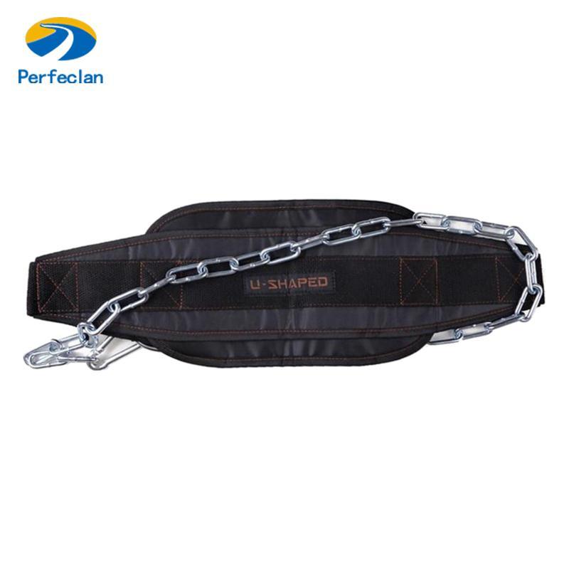 Perfeclan Strength Dip Belt Đai nâng tạ Nhúng có xích Trọng lượng cử tạ Giảm cân