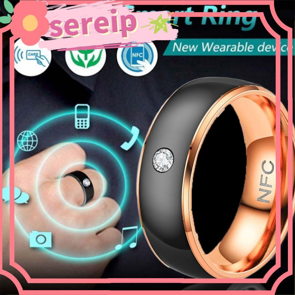 Nhẫn thông minh SEREIP NFC, Nhẫn kỹ thuật số ngón tay đa chức năng Magic Wearable Connect Vòng đeo t