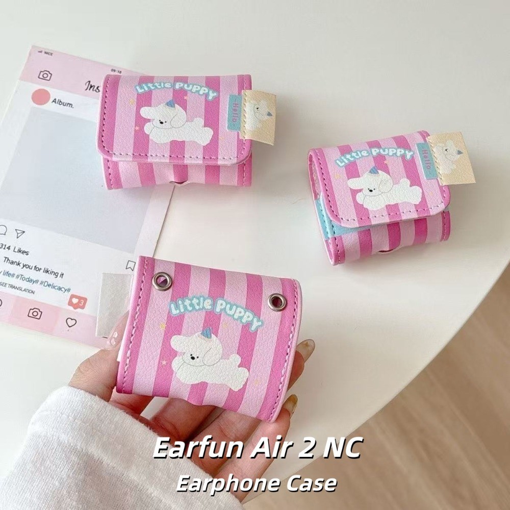 Dành Cho Earfun Air 2 NC Ốp Lưng Hoạt Hình Dễ Thương Dệt Thủ Công Vỏ Tai Nghe