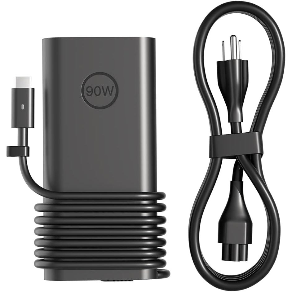 Bộ sạc USB C 90W Tương thích với Dell Latitude 5411 5421 5431 5521 5531 7410 Pro 13 14 16 Inspiron 1