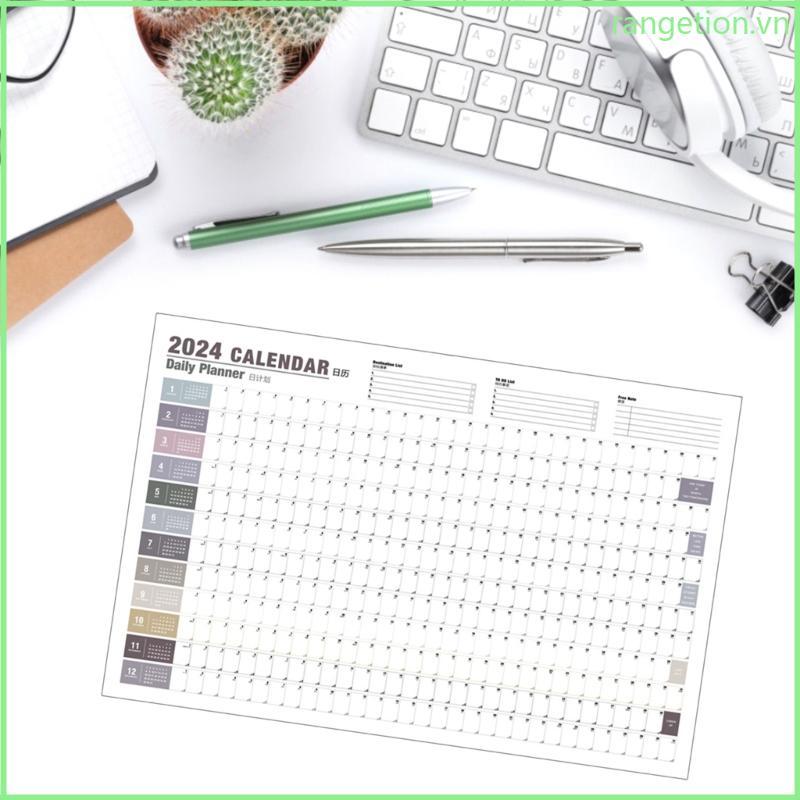 Monthly Planner Wall Calendar 2024 Full Year to View Calendar 356 Days Planner