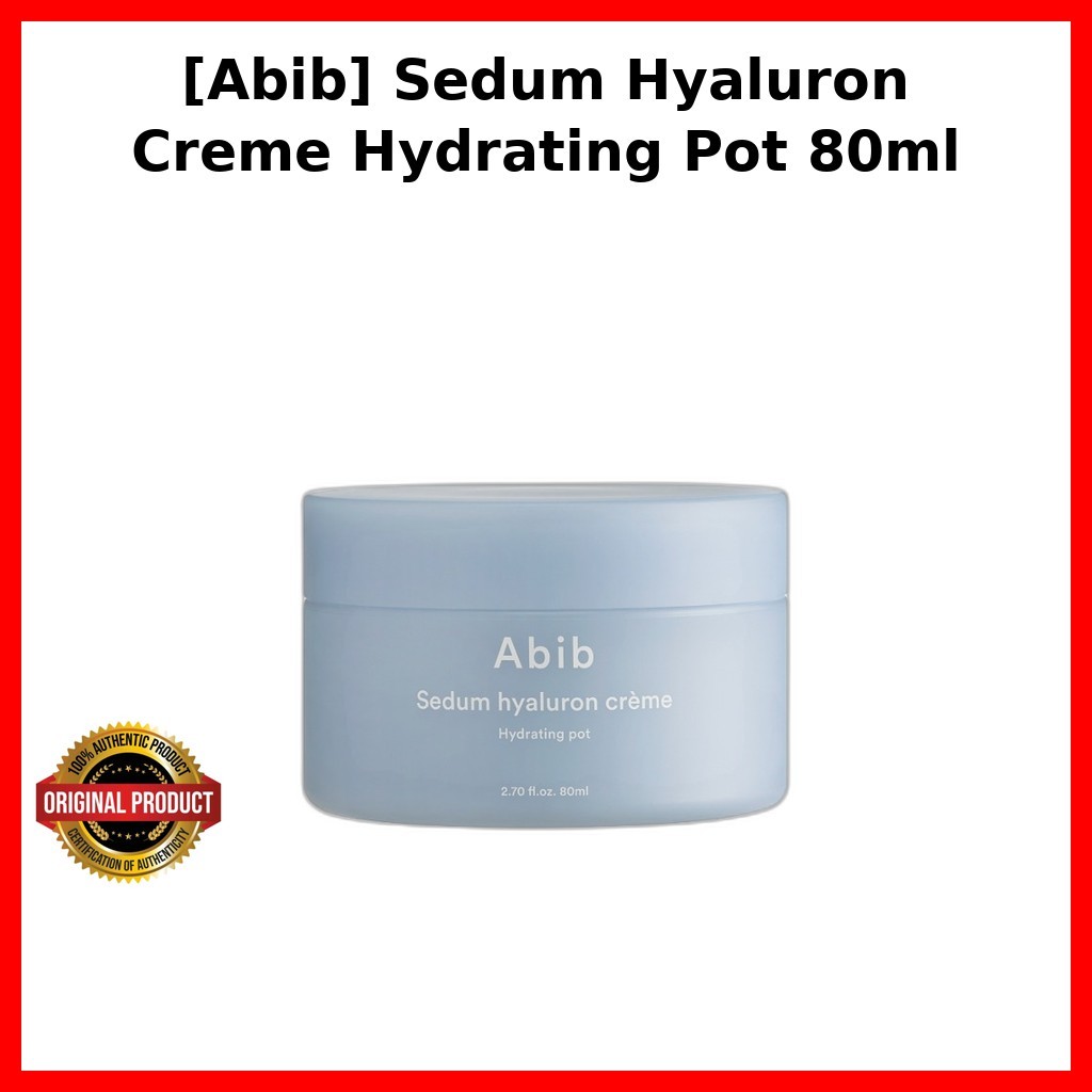 [Abib] Chậu dưỡng ẩm Sedum Hyaluron Creme 80ml / Creme Hàn Quốc / Độ ẩm sâu / Chính hãng 100% của Sh