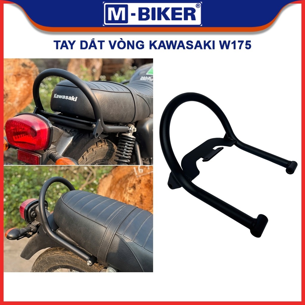 Tay dắt W175, Tay xách vòng Kawasaki W175, Tay dắt sau dành cho Kawasaki W175
