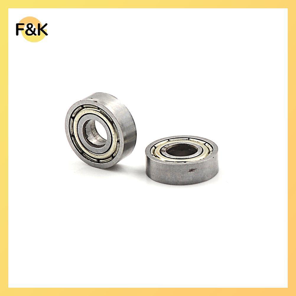 F & K 10 Vòng bi thu nhỏ 695ZZ 695-Z Vòng bi bền chính xác 5x13x4mm.