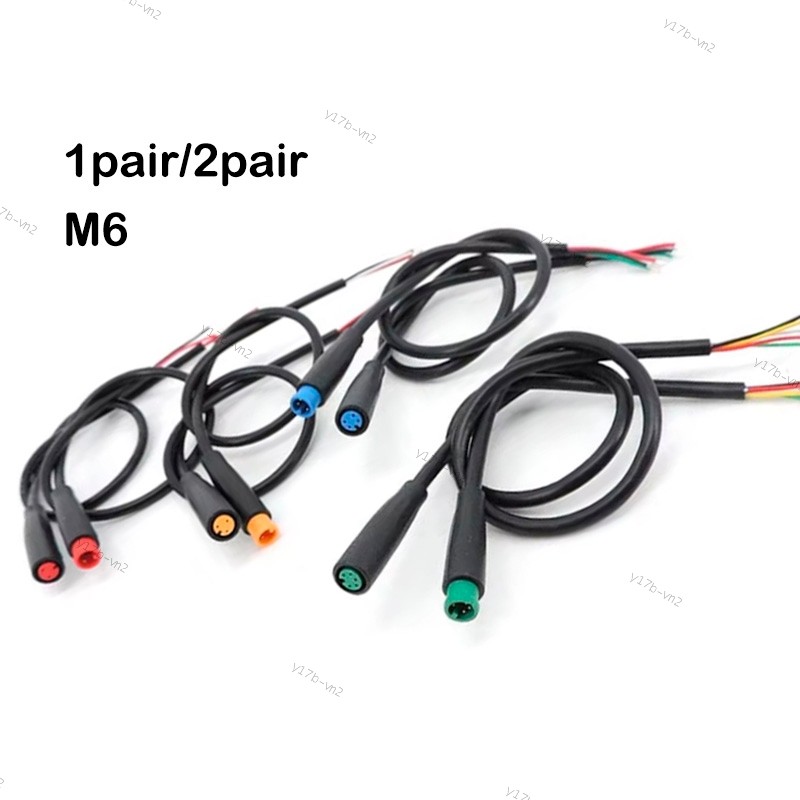 1 Cặp M6 6mm 2 3 4 5 Pin Cáp Chống Thấm Nước M-6 Bảng Điều Khiển Năng Lượng Mặt Trời Nhà Ga Mini Tín