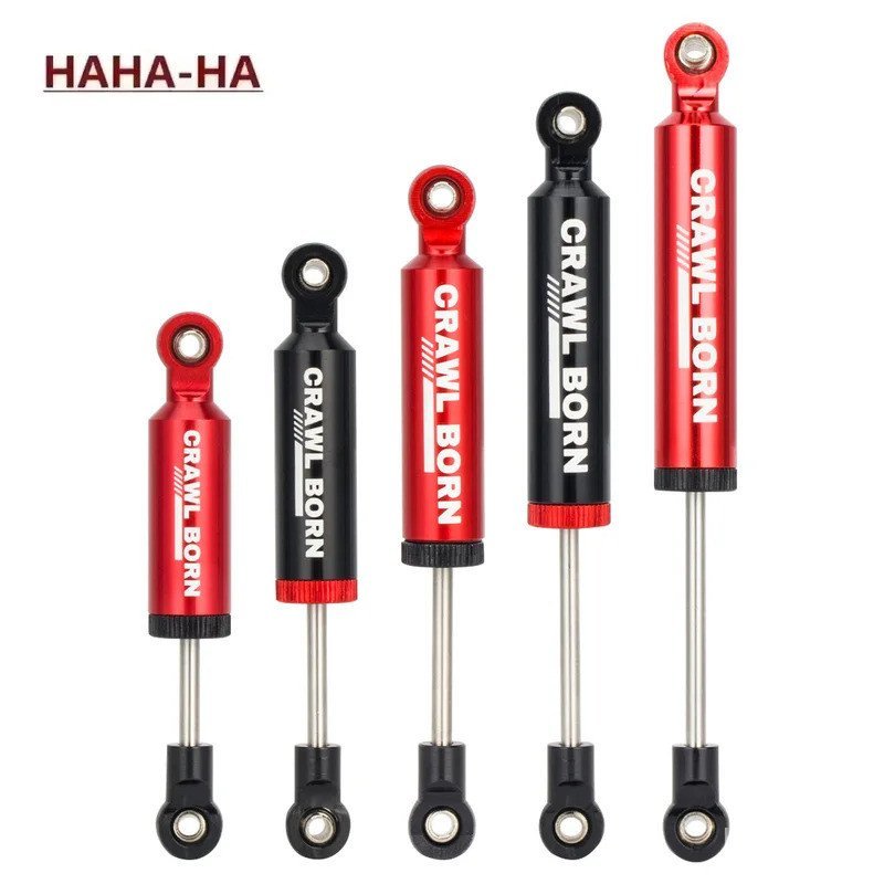 4 Bộ giảm xóc lò xo tích hợp kim loại 70 / 80 / 90 / 100 / 110mm cho xe bánh xích RC 1 / 10 Trục SCX