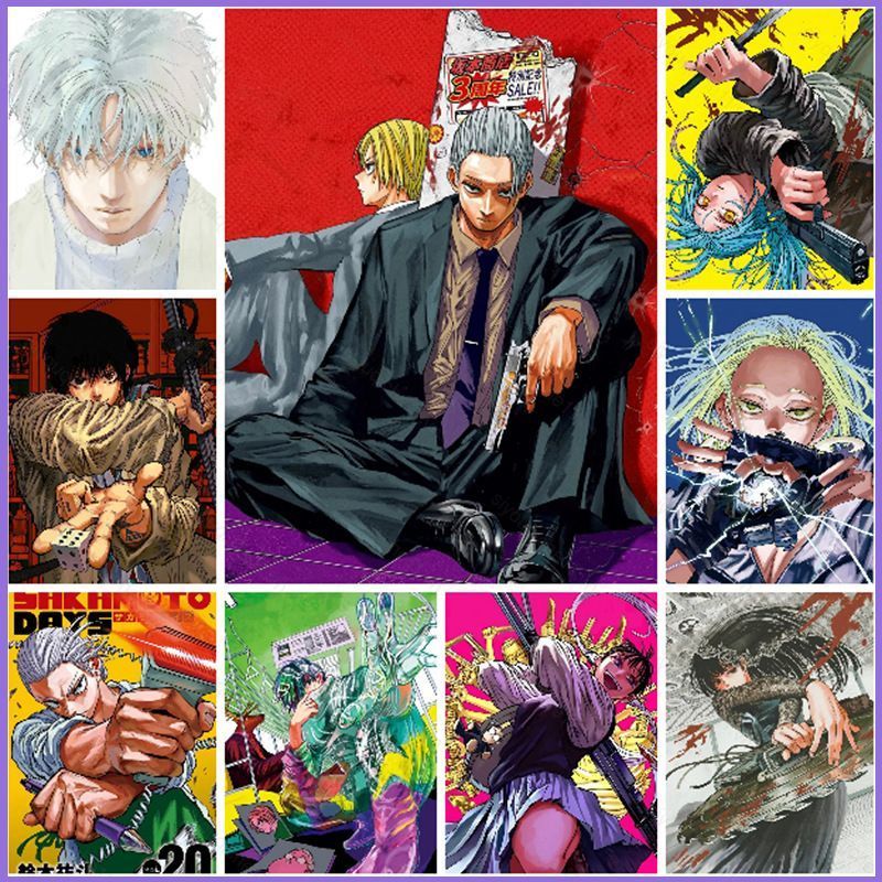 SQ11 SAKAMOTO DAYS dán tường áp phích tự dính trang trí