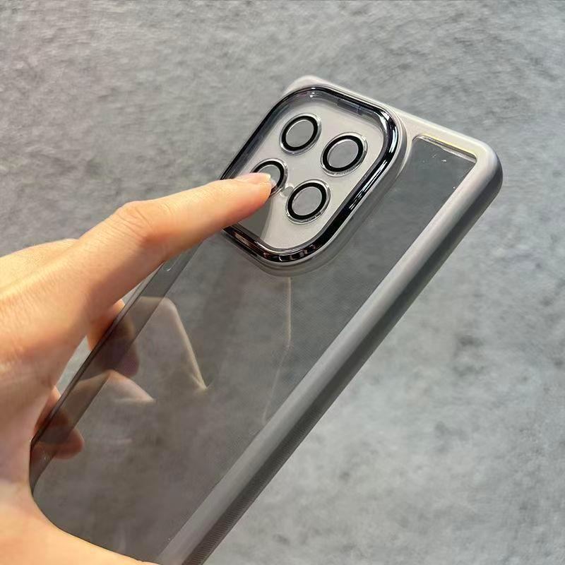 Ốp lưng mềm silicon TPU trong suốt có bảo vệ ống kính cho Vivo IQOO 10 Neo toàn cầu,