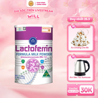 Sữa Hoàng Gia Úc Lactoferrin Formula Milk BB-12 ROYAL AUSNZ Hỗ Trợ Tăng Cường Hệ Miễn Dịch Cho Trẻ 100g