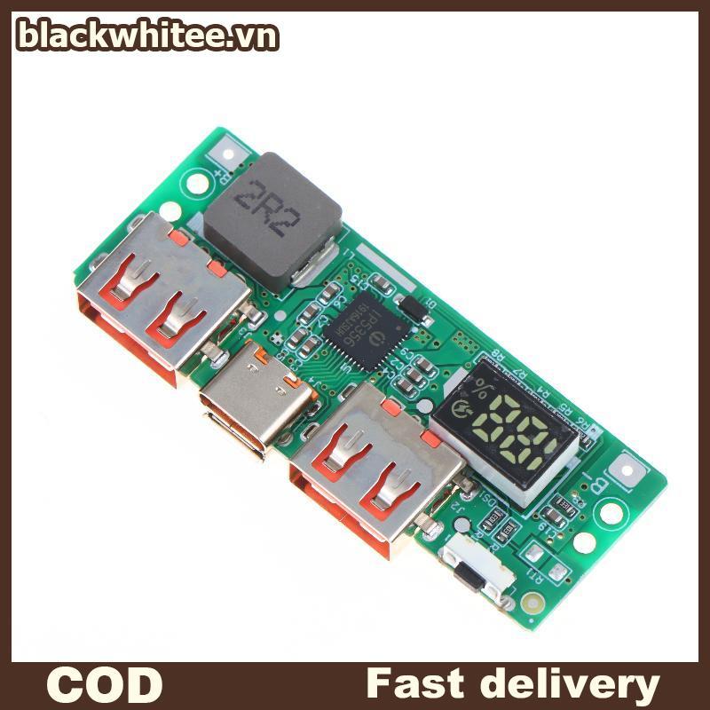 Mô-đun sạc BWHTE IP5356 có màn hình kỹ thuật số Bảng cấp nguồn QC PD30 để sạc thiết bị di động.