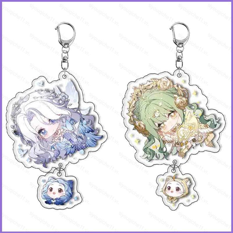 SQ11 Infinity Nikki Acrylic Móc Khóa Mặt Dây Chuyền Túi Phụ Kiện Anime Trò Chơi Ngoại Vi