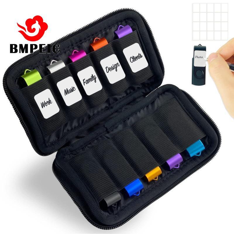 BMPEIC USB Flash Drive Case Hộp Bảo Quản Giá Đỡ Túi Bảo Quản USB Flash Drive Phụ Kiện Điện Tử Tổ Chứ