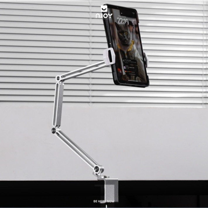 Giá đỡ tablet Boneruy P67 hợp kim nhôm xoay 360 độ chỉnh độ cao chống trượt