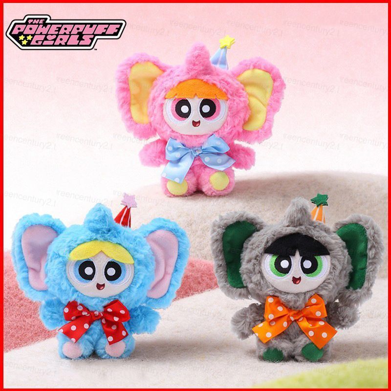 GC The Powerpuff Girls Blossom Bubbles Buttercup Plushie Carnival Elephant Series Dễ Thương Sang Trọ