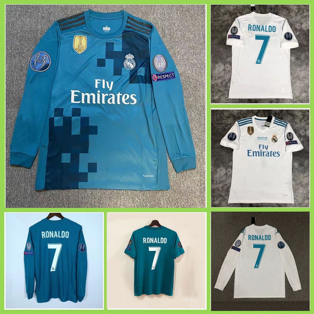 Áo thun ngắn tay Real Madrid 2017 / 2018 cho Ronaldo