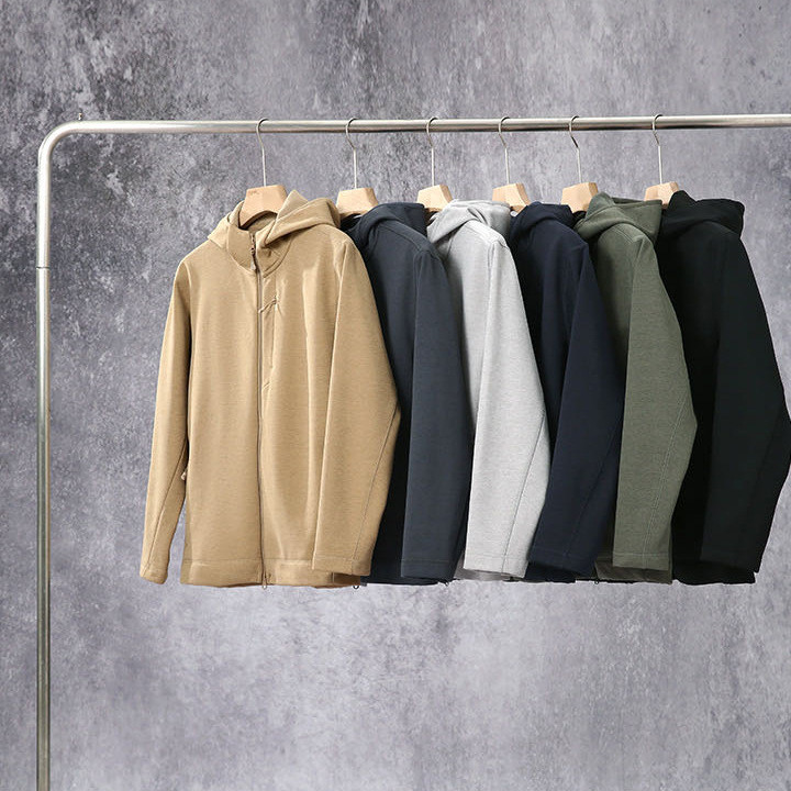 Sports outdoor multifunctional fleece jacket hoodie city hiking casual jacket sweatshirt