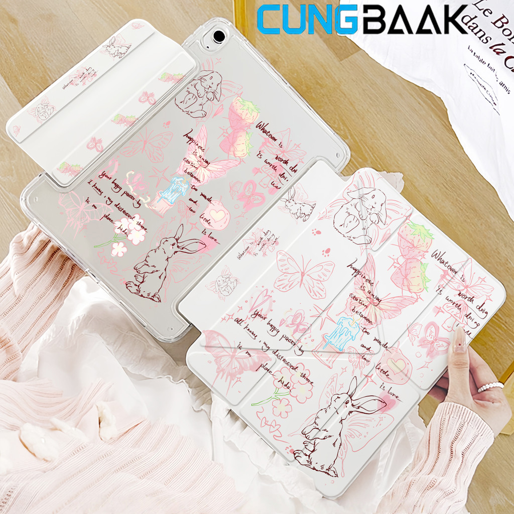 CUNGBAAK Ốp iPad Air 7 hoa văn đẹp | Dành cho Mini 6 7 iPad 7 8 9 10.9 Pro M2 M3 11 13 M2 M3